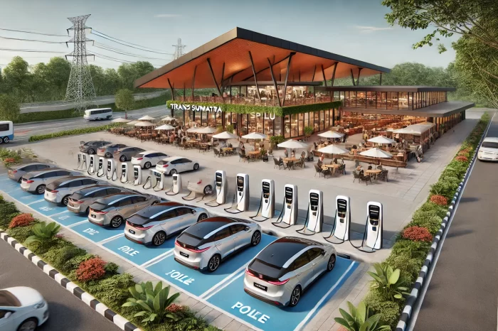 Catat! Ini Lokasi-lokasi Ngecas Mobil Listrik di Tol Trans Sumatera