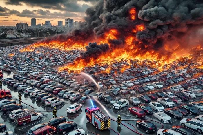 Ratusan Mobil Chery Hangus Terbakar! Apa Yang Sebenarnya Terjadi?