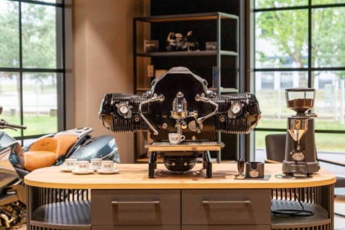 Mesin Espresso Bertemakan Motor BMW