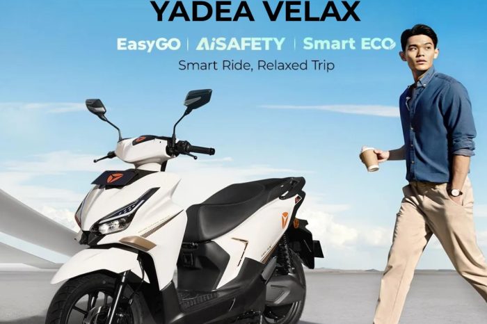 Yadea Velax: Skuter Listrik Pintar dengan Fitur Fast Charging, Siap Saingi Pasar Global