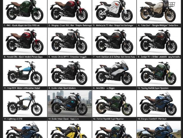 Deretan Motor Listrik dengan Jarak Tempuh Terjauh di Dunia — Dari Gaya Retro hingga Performa Gila 200 mph!