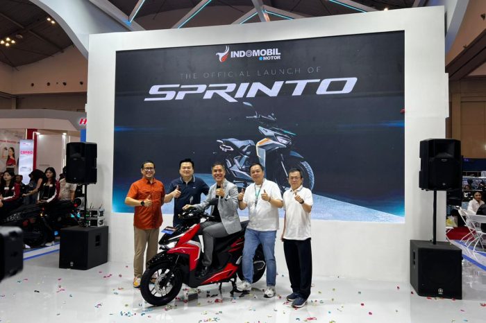 Indomobil eMotor Sprinto Resmi Meluncur di GJAW 2025: Skuter Listrik Sporty dengan Performa dan Fitur Lengkap