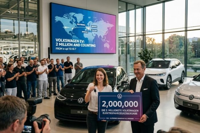 Volkswagen Tembus 2 Juta Mobil Listrik, Dari e-up! Hingga ID.7 Era Colokan Makin Serius
