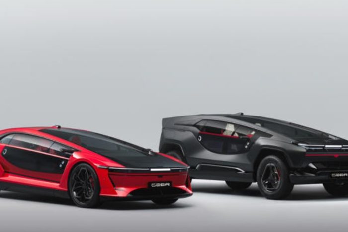Exobot EV Arab Saudi Punya 1.096 Hp, Layar 8K dan Pintu Sayap Elang